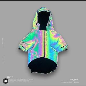 PAWMAIN Interstellar Reflective Dog Windbreaker